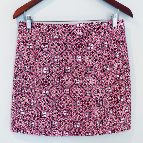 NEW J. Crew Basketweave Mini Skirt Pink Size 4 - Picture 3 of 10